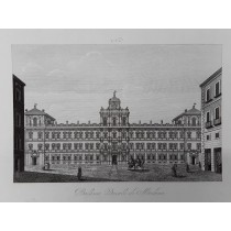 Palazzo Ducale di Modena. Incisione in rame. ZUCCAGNI ORLANDINI
